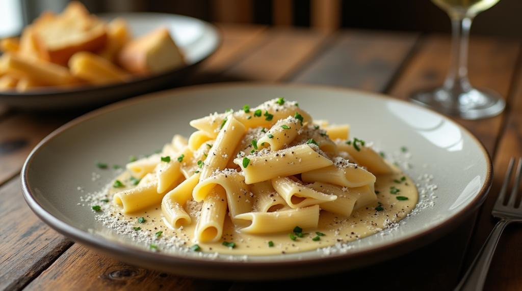 pasta and cream