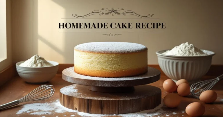 Homemade Cake Recipe